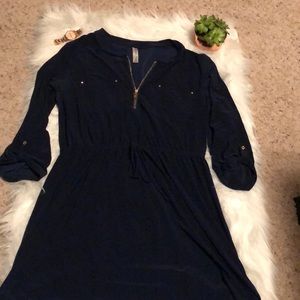 Navy blue dress